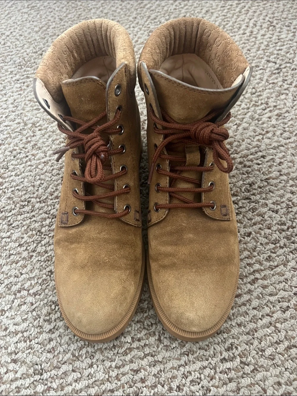 Gucci women’s suede